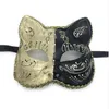 Sexy Women Cat Retro Phantom Maschera veneziana dipinta in maschera Maschera fatta a mano Cosplay Ballo di ballo Spettacoli Maschere per feste