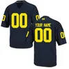 Michigan Wolverines College-Trikot 6 Kareem Walker 52 Mason Cole 74 Ben Bredeson 3 Quinn Nordin Weißgold Marineblau Herren Lady Kid Fußballtrikots