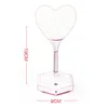 Creative USB Charging Love Nightlight Atmosfera emocional romântica Luzes de sensor de toque - estilo de gravação 3 cores com C272S remoto