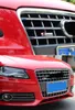 S Linie Sline Frontgrill-Emblem-Abzeichen-Aufkleber aus verchromtem Kunststoff ABS -Front Gitter-Halterung für Audi S3 S4 S5 S6 S8 A1 A3 A4 A5 A6 A7