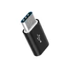 Universal USB 3.1 نوع موصل الذكور إلى Micro USB أنثى محول USB-C محول البيانات نوع C الجهاز الأسود