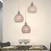 Modern Crystal Dining Room Ceiling Pendant Lights Glass Cups Stair Case Pendant Lamp Bar Counter Hanging suspension Lighting Fixtures