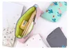 new designer cute creative flamingo canvas pencil case storage organizer pen bags pouch school office supplies christmas gift