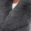 2016 Vinter Kvinnor Tjock Varm Faux Fur Vest Högkvalitativ Mode O-Neck Kort Fur Coat Kvinnor Jacka Outwear 3XL Plus Storlek