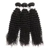 Brésilien Curly pervers avec fermeture 10a Bounchles de cheveux brésiliens vierges brésiliennes avec 44 clôtures moyennes 3 parties66766598557441