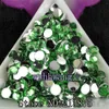 1000-10000pcs bag 2-6mm Grass green Resin Crystal Rhinestones FlatBack Super Glitter Nail Art Wedding Decoration Applique Non F212m