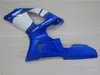 Carénages de carrosserie blanc noir bleu CAMAL Hi-grade pour Yamha 1998 1999 YZF R1 YZFR1 98 99 YZF-R1 kit complet de carénage VE39