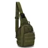 Saco tático de ombro molle preto militari à prova dwaterproof água mochila dos homens do exército pequeno estilingue acampamento caça camuflagem esporte ao ar livre bag240i