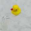 Cartoon Duck Shape rook accessoires kleurrijke glazen carb cap schattige koepel caps voor quartz banger nagels glas waterpijpen