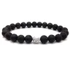 8mm Nieuwe Mode Natuurlijke Houten Steen Kralen Wortel Chakra Jewery Hip Hop Bead Armband Boeddha Woord Sieraden Voor Mannen Vrouwen Gift