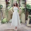 Eleganckie białe sukienki kochanie Linia Linia Lace Wedding Party Bride sukienki dla kobiet sukienki ślubne wiejskie suknie ślubne DH4225