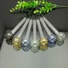 Sucettes colorées verre pot droit Bong Pipe à eau en verre Bongs Pipes Accessoires pour fumeurs Bols