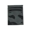 7 5x10 см Черные самозапечатывающиеся пакеты из алюминиевой фольги Сумка для упаковки закусок для сыпучих продуктов Майларовая упаковка с защитой от запаха Сумка на молнии 100 шт. lot267G