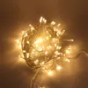 ny bra bra 10M 100leds LED String Light Transparent Wire 110V Bröllopsfest Fairy Xmas Lamp