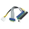 PCI-E 1X Slot Riser Express 1x till 16x Extender Extension Ribbon Flex Cable PCI-Express-bly 19cm