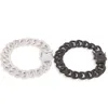 Rock Tennis Zircons Bracelet Simple High-end hip Hop Ornaments for Men and Women