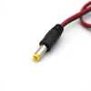30 cm 5,5 2,1 mm platte type mannelijke connector vrouwelijke LED DC -kabel