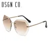 DSGN CO. 2018 quentes Óculos de sol na moda para homens e mulheres sem aro 6 Cor Moda Sun Glasses UV400