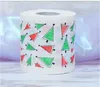 Joyeux Noël papier toilette impression créative modèle série rouleau de papiers mode drôle nouveauté cadeau écologique portable 3 ms 1037490