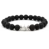 9 couleurs Lava Rock chaîne perlée Bracelet Huile Essentielle Diffuseur Pierre Chakra Charme Bracelet Pour femmes hommes Mode Aromathérapie Artisanat Bijoux