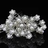 Accessori per capelli da sposa Diademi Forcine per capelli 5 pezzi Lady039s Strass Fiore da sposa per sposa Perle Fascia per capelli in cristallo Fermagli per capelli3738882