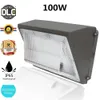 재고 + UL DLC LED 벽 팩 빛 20W 30W 50W 60W 80 100W 120w 야외 벽 마운트 LED 정원 램프 AC90-277V