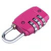 新しいミニコードロック亜鉛合金セキュリティ3組み合わせトラベルスーツケース荷物コードロック南京錠DHLフェデックス