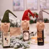 Nieuwe Collectie Kerstversiering Kerst Wijnfles Decor Tas Champagne Fles Cover Xmas Home Party Diner Tafel Decor