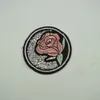 12 pièces strass Rose patchs thermocollants à coudre broderie Patch Appliques artisanat pour badge sac clothes176l