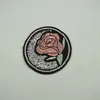 12 pièces strass Rose patchs thermocollants à coudre broderie Patch Appliques artisanat pour badge sac clothes240p