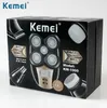 KEMEI KM 1000 4D мужской костюм для ухода за лицом 5 в 1, сменная портативная бритва, триммер для носа, машинка для стрижки волос, электрическая бритва1193355