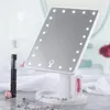 16/22 LED -lampor Touch SN Makeup Mirrors Professional Vanity Mirror With Health Beauty Justerbar bänkskiva 360 Roterande2737476