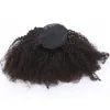 Afro-americano natural rabo de cavalo penteado super lindo rápido e fácil baixo macio puff com grampos afro kinky encaracolado rabo de cavalo extensão do cabelo