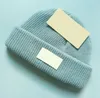 Nueva marca de lujo para niños, gorro tejido de invierno, gorro de lana cálido de diseñador a la moda, gorro informal con pliegues para niños