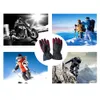 1 Pair Battery Carbon Fiber Heating Skiing Gloves Battery Box Power Electric Ride Gloves Intelligent Continuous Heating