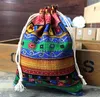 Tibet Cotton Gift Bag 9x12cm pack of 50 Birthday Party Wedding Favor Holders Makeup Jewelry Drawstring Pouch