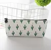 Cactus Potlood Case Kawaii Canvas Zipper Briefpapier Estuches School Leuke Potlood Doos Pen Tassen Pouch Pocket Coin Portemonnee SN1766