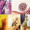 HENNA Zwart TATTOO Kleur Natuurlijke Indiase Body Art Tatoeages Plakken Lichaamstekening Kleurrijke Body Paint Henna Tatoeages Benodigdheden 25g1886242