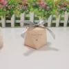 2019 New Wedding Bombon Boxes Creative Candy Box con nastro di seta Regali di carta Boxes Baby Shower Decorazione partito Decorazione diamante