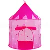 Pop Up Pop Up Tente Kids Boy Prince Castle Playhouse Intérieur extérieur Tente pliante en plein air Cubby Play House Novelty articles 30pcs OOA5481