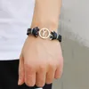 Unisex pulsera de cuero genuino acero inoxidable pluma búho cráneo corazón de los amantes de cuero brazalete para mujeres hombres