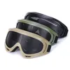 Proteção Tiro de engrenagem Tirada tática x400 Óculos de arame de aço de aço de metal Óculos de goggles ao ar livre caça ao ar livre no02-205