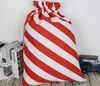 Sacs-cadeaux de Noël Grand sac en toile lourde biologique Sac de Père Noël Sac à cordon avec rennes Sacs de sac de Père Noël pour enfants SN528