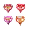 Father and mother Love heart shape balloons happy mother's day Aluminum Foil balloon mother festival globol balloons