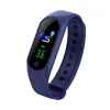 ساعة ذكية سوار M3 لون الصمام الاساور الرياضية ضغط الدم القلب معدل بلوتوث ل ios الروبوت smartband