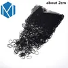 M MISM 2000PCS Одноразовая красочная эластичная полоса для волос Безель для детской девочки аксессуары для волос Странная резинка для волос резиновой лент