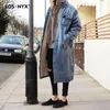 Eosnyx Długi Trench Coat Mężczyźni Sobretudo Masculino Gabardina Abrigos Hombre Windbreaker Cashmere Denim Płaszcz Invierno 2018