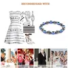 2018 Energy Magnetic Ematite Blue Evil eye Bracciale donna Power Healthy Black Gallstone Catene di perline Bracciale per gioielli moda uomo