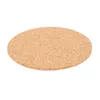 JosheLive 50 pçs tapete de madeira redondo simples para copo de café para bebida resistente ao calor tapete de cortiça para decoração de mesa