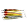 Hengjia Minnow Plastik Sert Yem 4 renkler 176mm 27.2g 2 # kanca ağır minnow Yüzme derinliği 0.6-1.5 m büyük 10 adet / grup balıkçılık lure